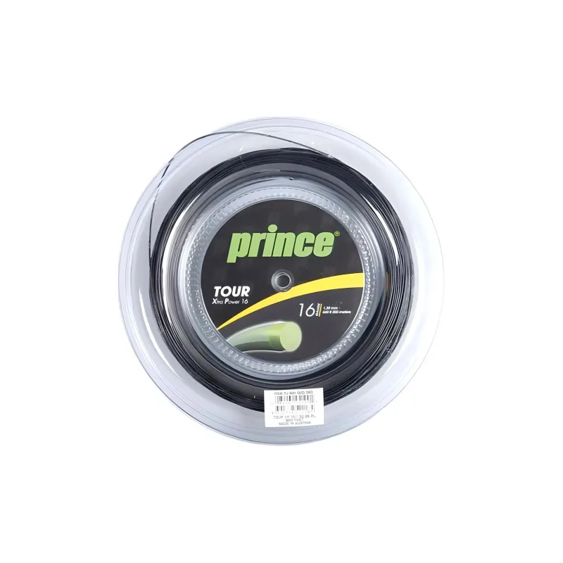 PRINCE Tennis Racket Strings Polyester Material Sports & Outdoors Unisex 1.30mm Black-0