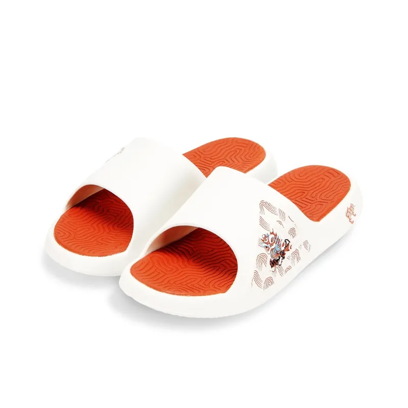 PEAK Tai Ji1.0 Totem Graffiti Slip-Resistant Abrasion-Resistant Slide Slippers Unisex-128