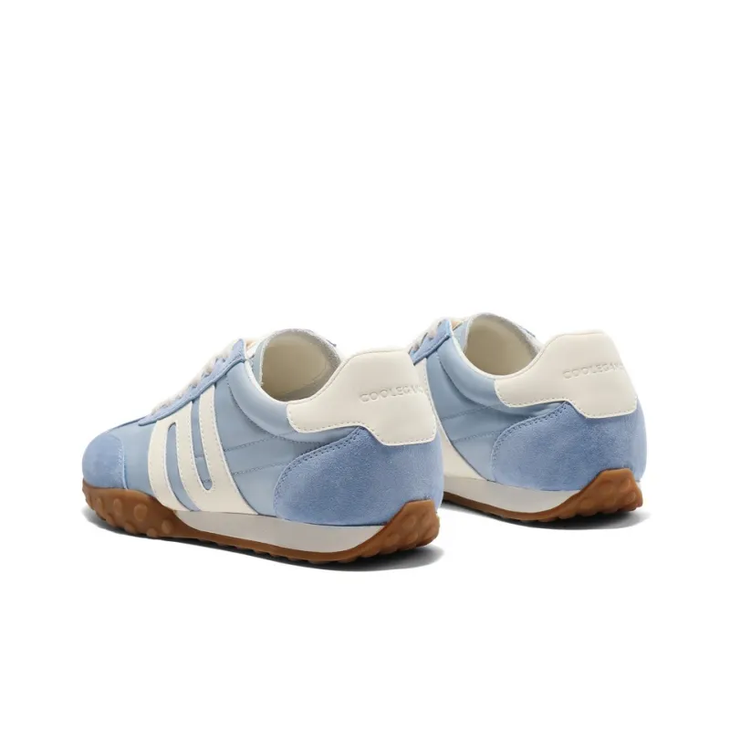 BELLE Non-slip Wear-resistant Shock Absorption Low-Top Casual Shoes Women's Blue Ecru Purple Yellow-3