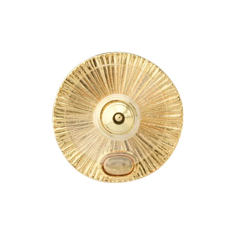 CHANEL Stud Earrings Women's-3