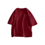 [100% cotton]Burgundy (Flower Language Line Chest Logo)