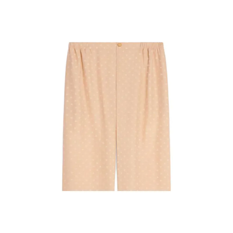 CELINE Pajama Pants Women's Brown-3
