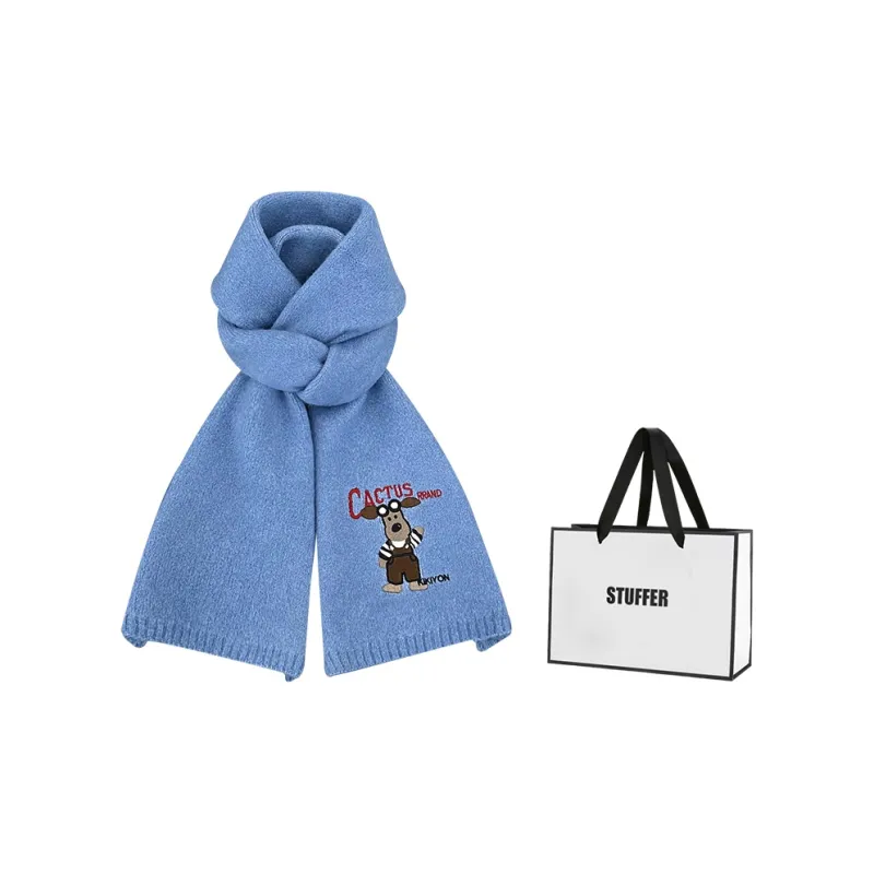 STUFFER Contains Wool Knit Scarves Unisex-12