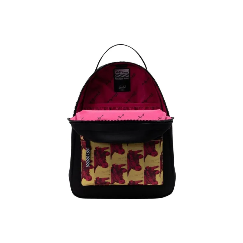 Herschel X Andy Warhol Collaboration Fabric Backpack Unisex Black-1
