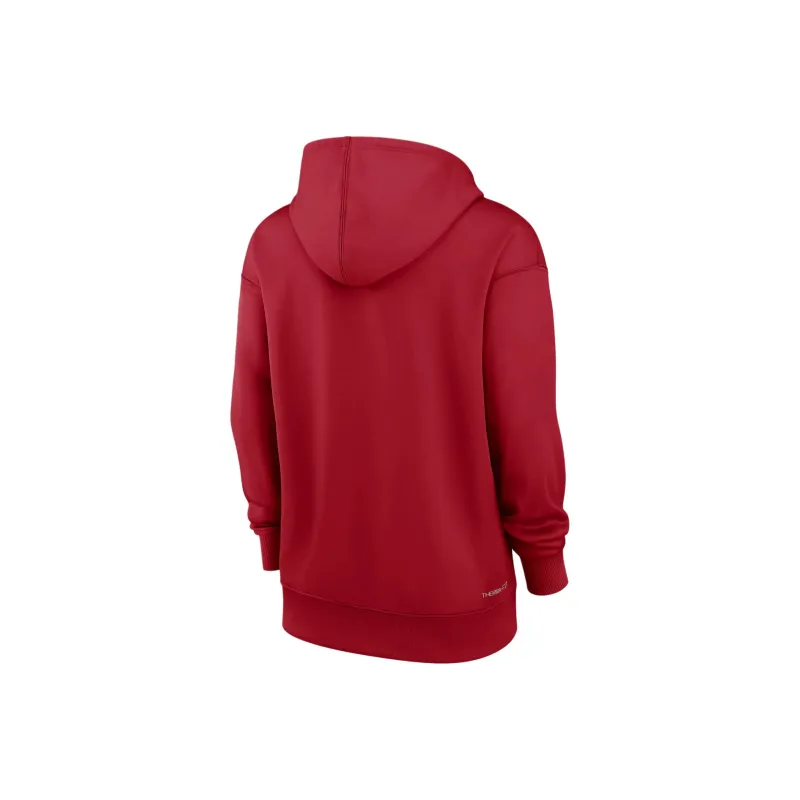 Nike Cincinnati Reds Authentic Collection Practice Sweatshirt Women's Red-1