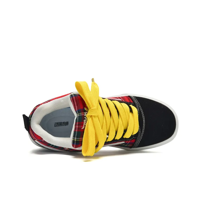 Anime Story Slip Resistant, Abrasion Resistant, Lightweight, Breathable Low Top Skateboard Shoes Unisex-24