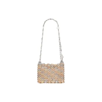 Paco Rabanne Brass Shoulder Bag Women's Gold & Silver