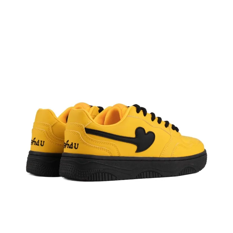 AND U Heart Shoes Slip Resistant Original Aspiration Skateboard Shoes Unisex-3