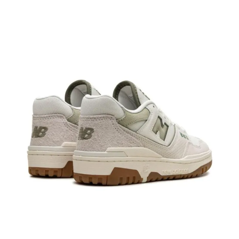New Balance 550 White Olive Gum Women's-4