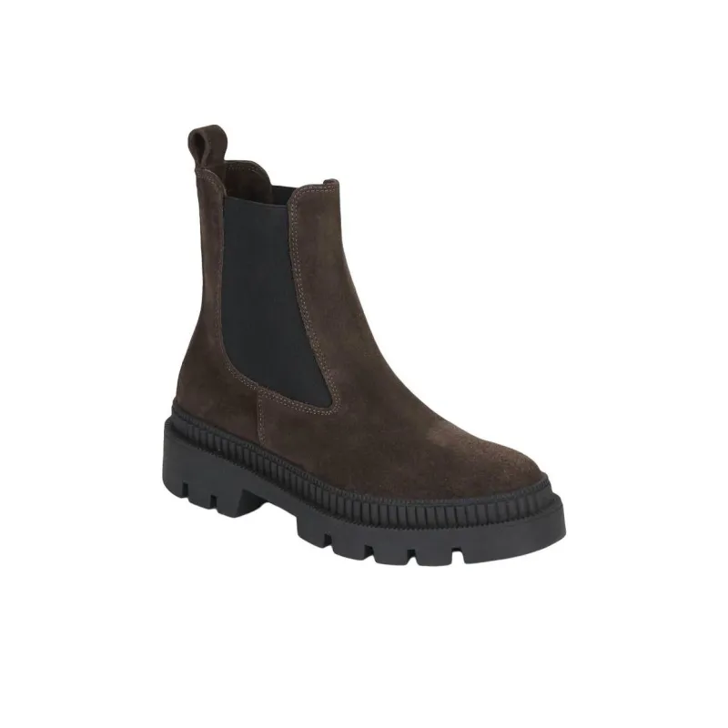 JB MARTIN Oceana Short Chelsea Boots Women's Brown-2