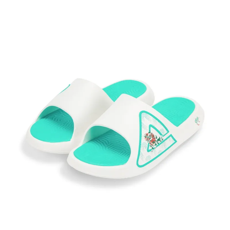PEAK Tai Ji1.0 Totem Graffiti Slip-Resistant Abrasion-Resistant Slide Slippers Unisex-118