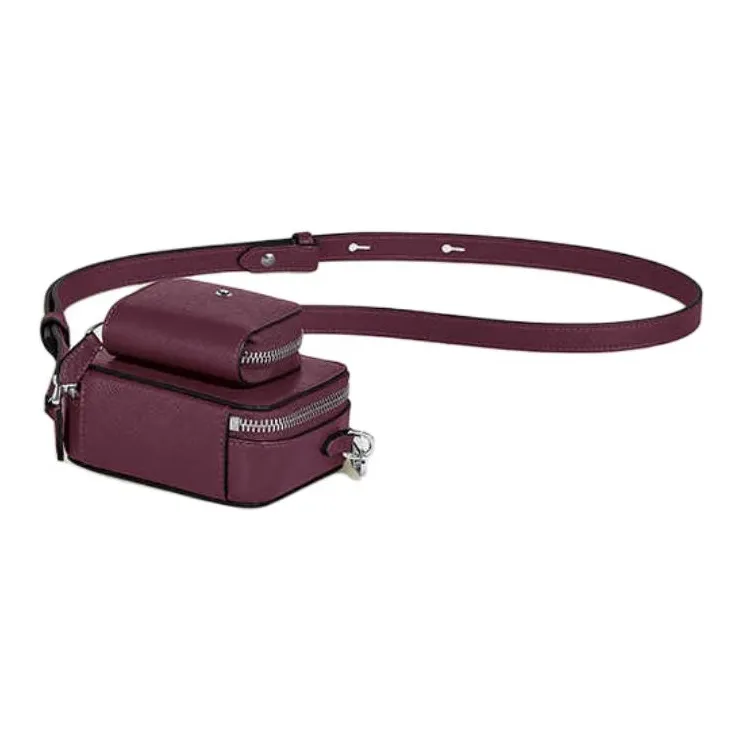 MONTBLANC MONTBLANC Cow Leather Shoulder Bag Crossbody Bag Mini Women's Bordeaux Red-2