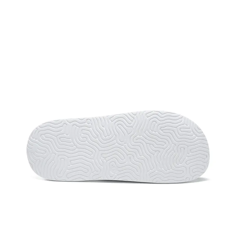 PEAK State Pole Classic Drag Slide Slippers Unisex White Light Khaki-4