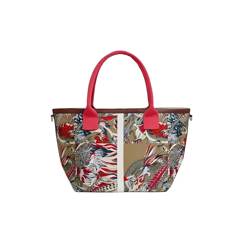 HERMES So Canvas Tote Bag, Shopping Bag, Shoulder Bag, Handbag Women's Multicolor-0