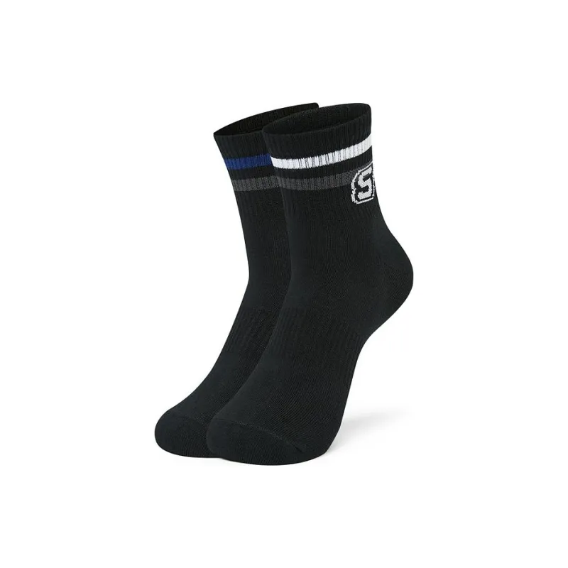 Skechers Ankle Socks Unisex 2 Pack Black-0