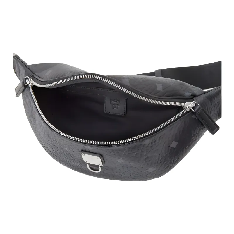 MCM Fursten Belt Bag Visetos Small Black-3