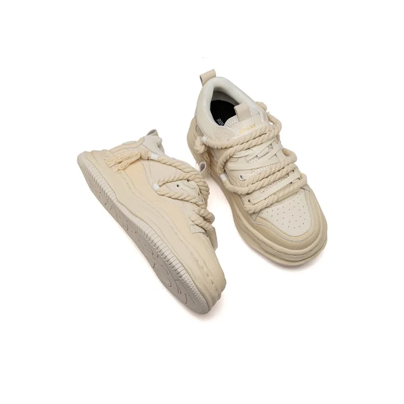 RELAXURSELF Slip Resistant, Abrasion Resistant, Lightweight, Height Increasing Low Top Skateboard Shoes Unisex-44
