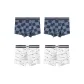 4 Pack (Blue+Blue+White+White)