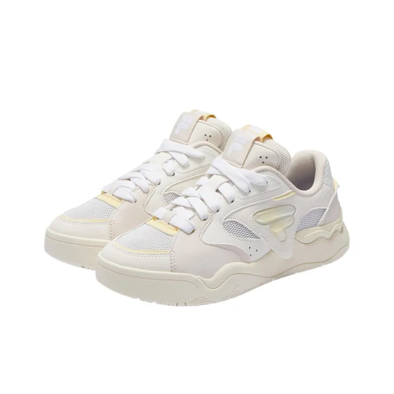 FILA Low Top Skateboard Shoes Women's White-2