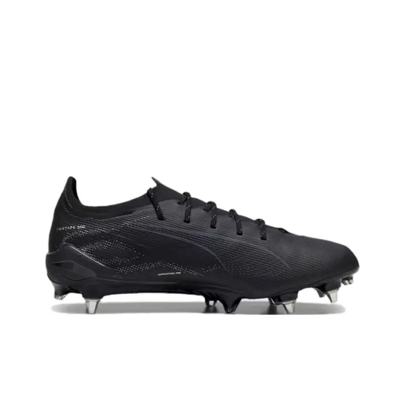 PUMA Ultra 5 SG Metal Long Studs Soft Ground Anti-Slip Wear-Resistant Soccer Shoes Men's Black-1