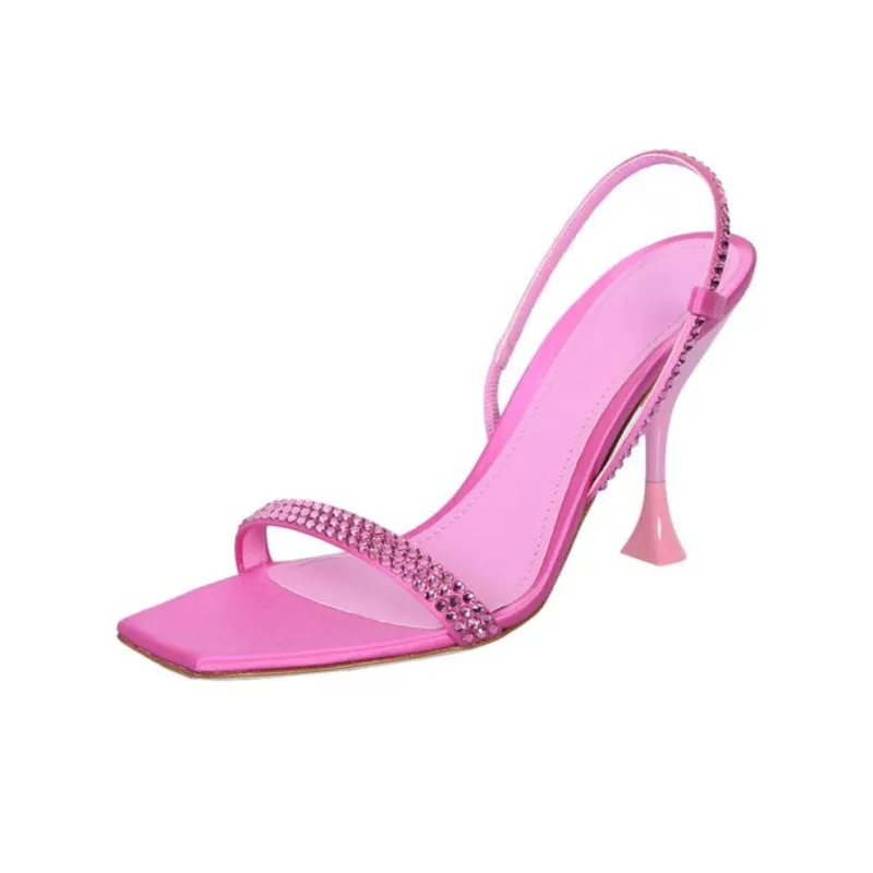 3Juin Eloise Crystal-embellishment Sandals-3