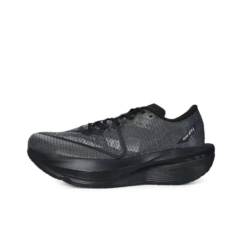 PEAK Running Shoes Men's All Black-0