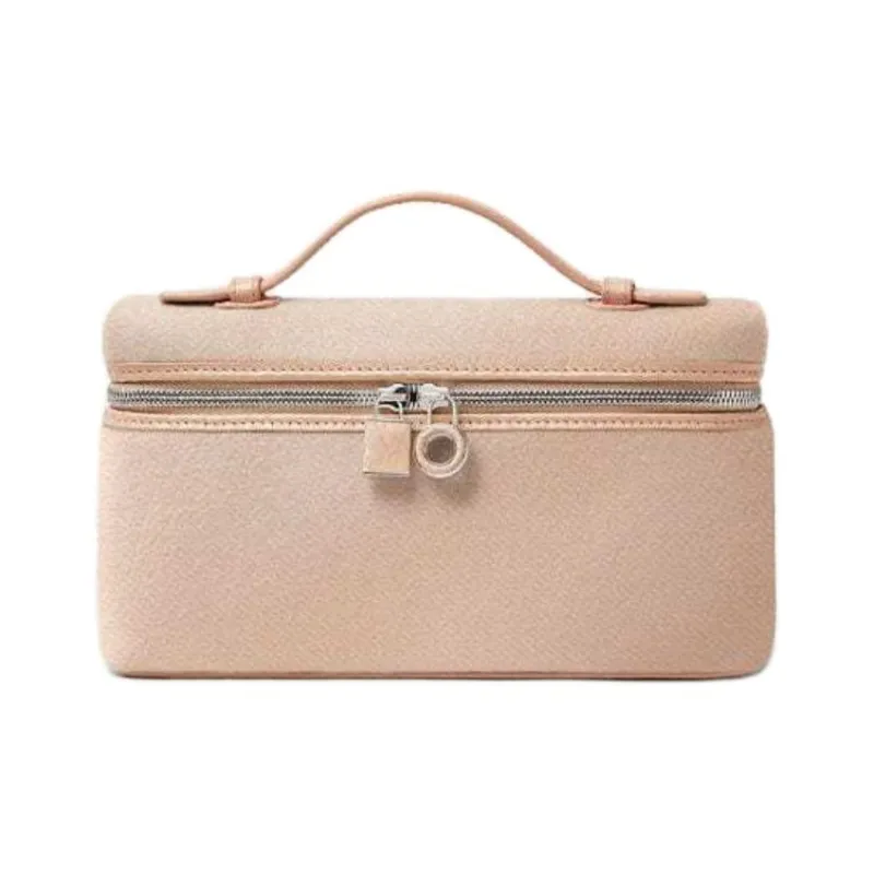 Loro Piana Cashmere Shoulder Bag Crossbody Bag Handbag Women's Cream Pink-0