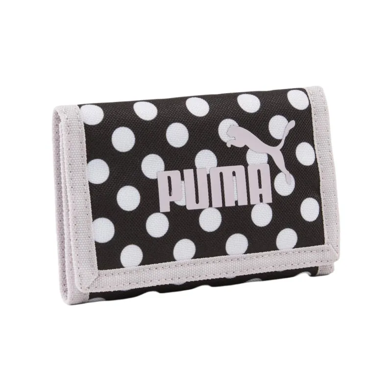 PUMA Polyester Wallet Unisex Black & Pink-0