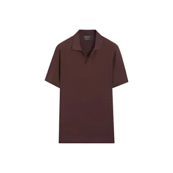 Massimo Dutti Polo Shirts Men Burgundy