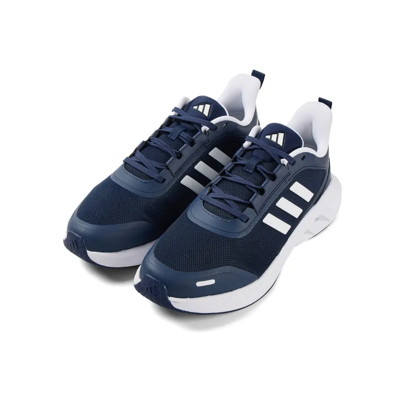 Adidas Fluidcloud Slip Resistant Breathable Low Top Running Shoes Unisex Blue White-1