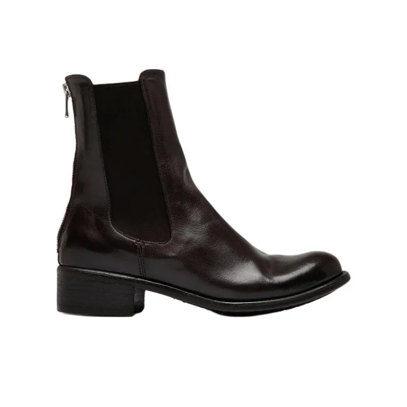 Officine Creative LIs 003 Chelsea Boots 4cm Women's Burgundy-1