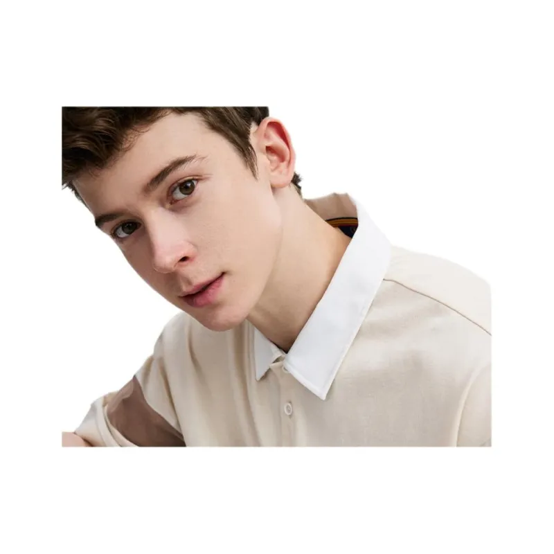 NAVIGARE Polo Shirts Men Frost Apricot-1