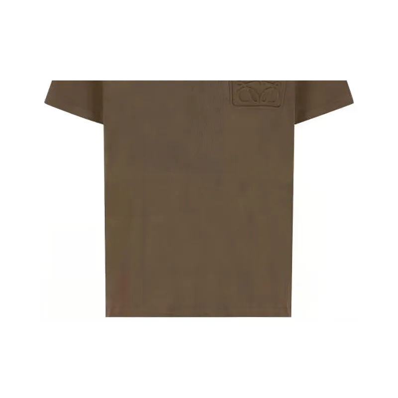 LOEWE Debossed Anagram Cotton T Shirt-4