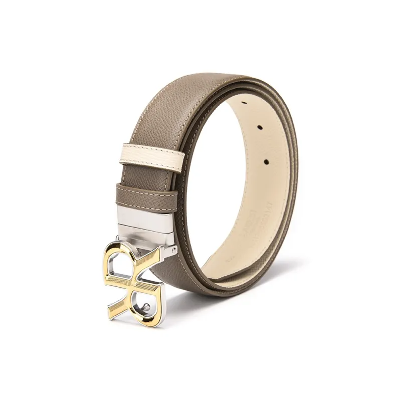 RARE Cow Leather Belts Men's 3.4CM-1