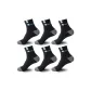 [6 Pack Black]·100% cotton Odor-Resistant