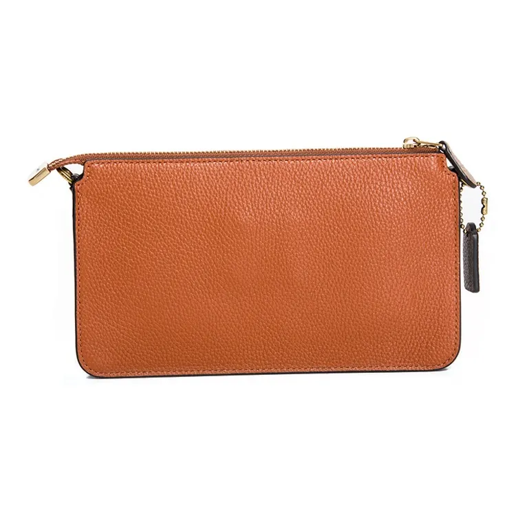 COACH Noa Pop Up Cow Leather Shoulder Bag, Crossbody Bag Trumpets Women's Orange-1