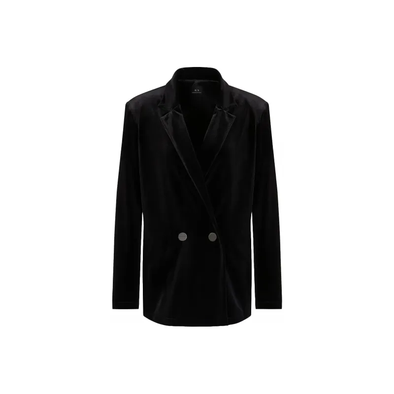 ARMANI EXCHANGEAE Business Suits Coats Women's Black-0