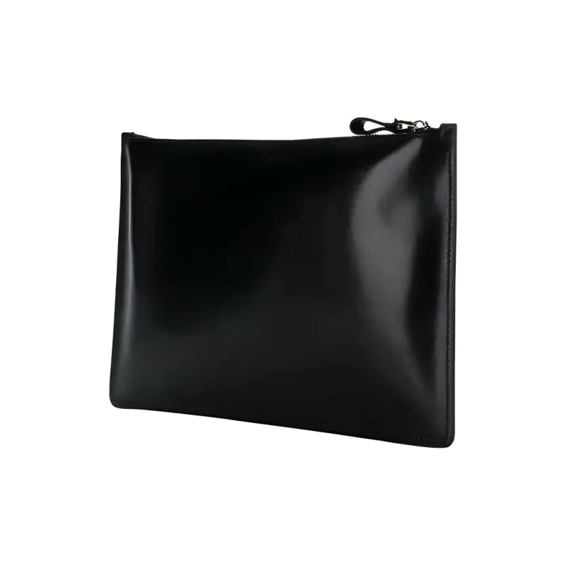 Valentino Calfskin Clutch Unisex Black-1