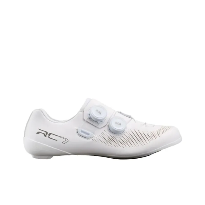 SHIMANO Abrasion Resistant Breathable Low Top Cycling Shoes Women's White-1