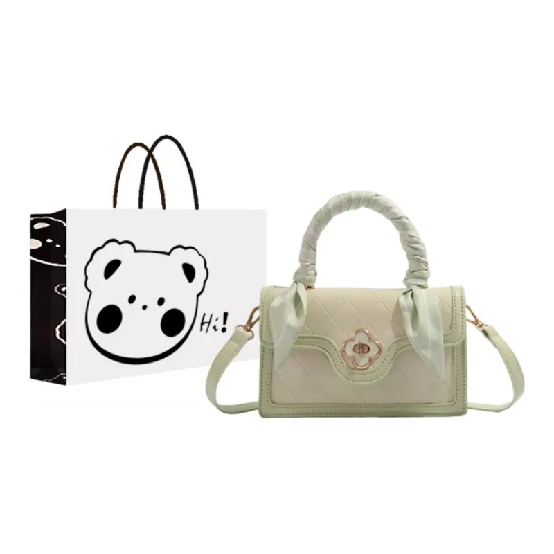 NX DOUGHNUT PU Casual Versatile Handbag Crossbody Bag Regular Women's Green-0