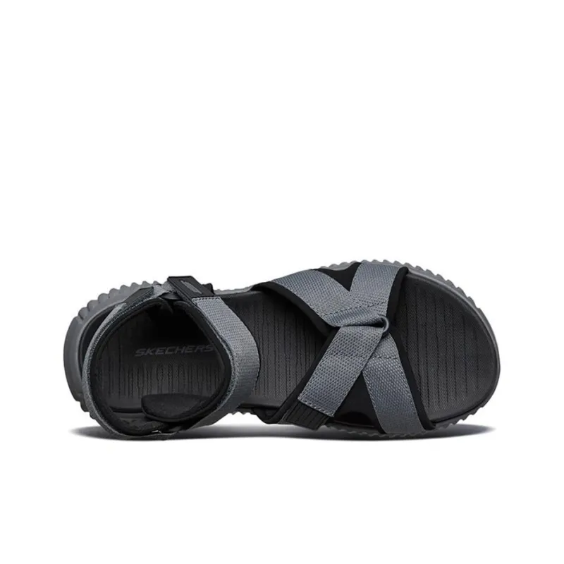 Skechers Elite Flex Sandal 'Grey Black'-3