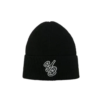 Y-3 Logo-patch Wool Beanie