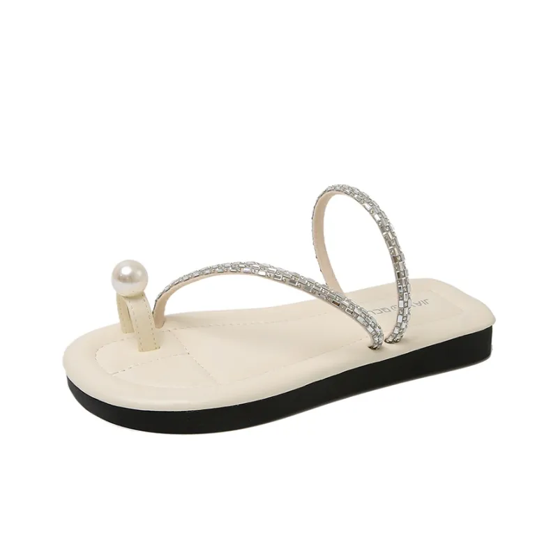 JANE HARLOW Sequins Slip Resistant Abrasion Resistant Slide Slippers Women's-12
