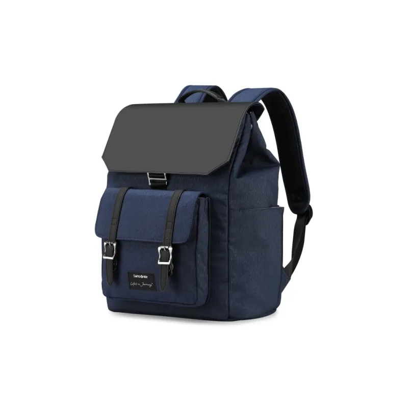 SAMSONITE VERCELLI Fabric Backpack Unisex Blue-1