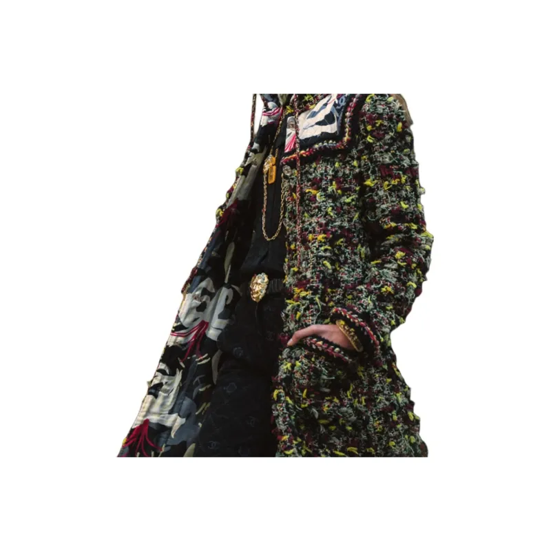 CHANEL Coats Women's Green-1