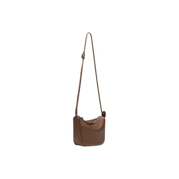 ZESH Litchi Grain Calfskin Crossbody Bag, Shoulder Bag Trumpets Women's Coffee