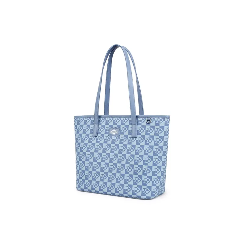 Dickies Polyvinyl Chloride Tote Bag, Shopping Bag, Shoulder Bag Women's Denim Blue/Light Khaki-7