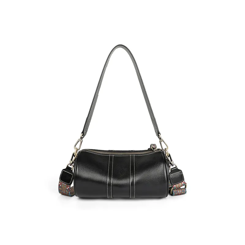 PT'SON Cow Leather Pillow Bag, Underarm Shoulder Bag, Crossbody Bag Women's-18