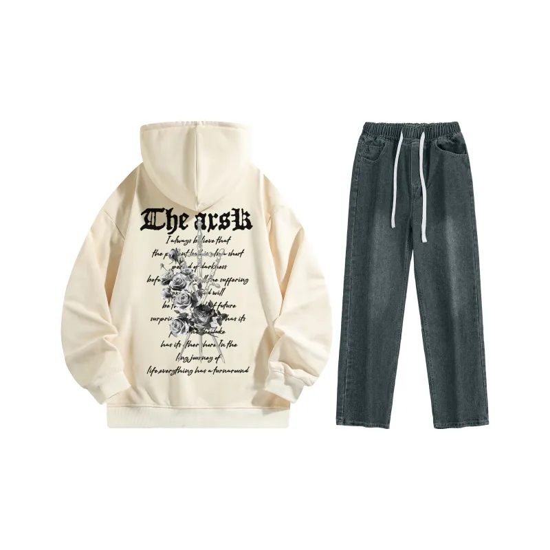 A.X.S.K Sweatshirt Sets Unisex-222