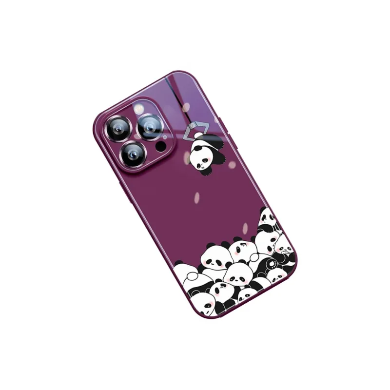 Sen Dog Glass Material Cute High End Niche Phone Cases Suitable For Apple 15Promax/Pro/Plus/14/13/12-20
